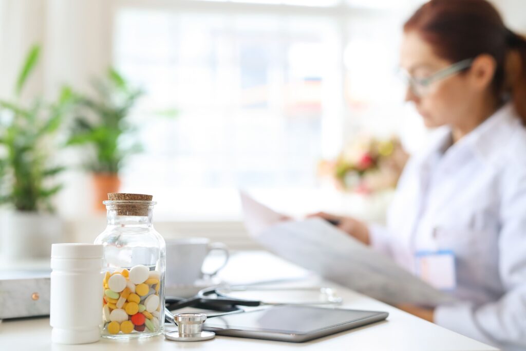 woman working in healthcare and tech advances